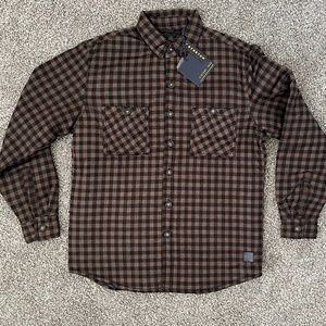 Vintage 1946 Plaid Quilted Lined Shacket Mens Large